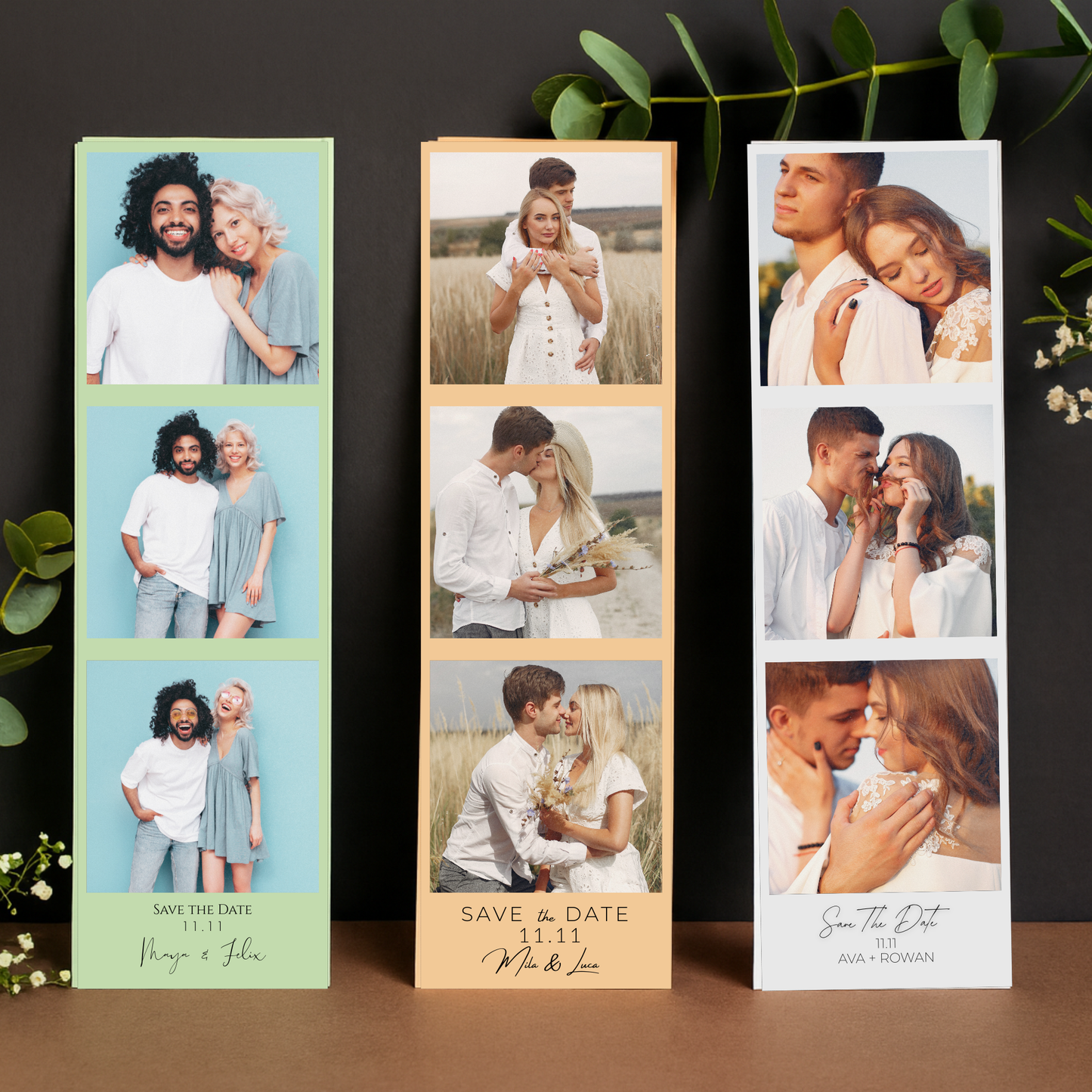 Save the Date Wedding Invitation Magnets